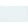 vidaXL Eldh&uacute;s Backsplash 2 pcs Hv&iacute;tt 90 x 50 cm hertu&eth; gler