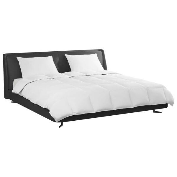 vidaXL R&uacute;mfatasett me&eth; kodda 3 pcs Hv&iacute;tt D&uacute;nfja&eth;rir