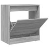 vidaXL Sk&oacute;sk&aacute;pur Gr&aacute;r Sonoma 60x34x63,5 cm Samsettur Vi&eth;ur