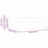 vidaXL Ramsv&iacute;k me&eth; d&yacute;nu Lj&oacute;sgr&aacute;r 200 x 200 cm d&uacute;kur