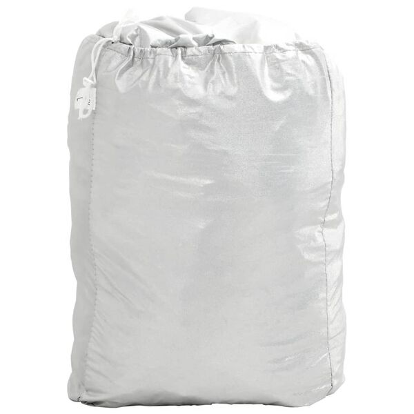 vidaXL B&iacute;lahl&iacute;f fyrir Jeppling me&eth; Sylgju&oacute;lum Heil Silfurlitu&eth; XL PEVA