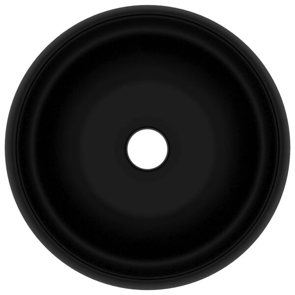 vidaXL L&uacute;xus Handlaug Hringlaga M&ouml;tt D&ouml;kkgr&aacute; 40 x 15 cm Postul&iacute;n