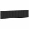 vidaXL H&ouml;f&eth;agaflsp&uacute;&eth;i Hanko Svartur 200 cm Flauel