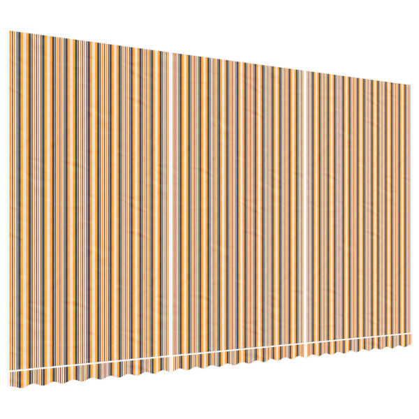 vidaXL Varaefni fyrir Skyggni Marglitar Rendur 6x3,5 m