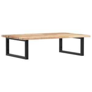 vidaXL Veggfest Handlaugarhilla St&aacute;l og Gegnheil Akas&iacute;a