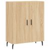 vidaXL Skenkur Sonoma 69,5x34x90 cm Samsettur Vi&eth;ur