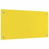 vidaXL Eldhús Backsplash 2 pcs Gulur 80 x 40 cm hertuð gler