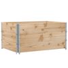 vidaXL Brettakragar 3 stk. 120x80 cm Gegnheil Fura