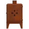 vidaXL Tjaldofn 35x50x60 cm Corten St&aacute;l