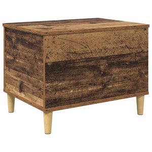 vidaXL Noat&ouml;flu sk&aacute;pur Gamalt timbur 60 x 44,5 x 45 cm Samsettur vi&eth;ur