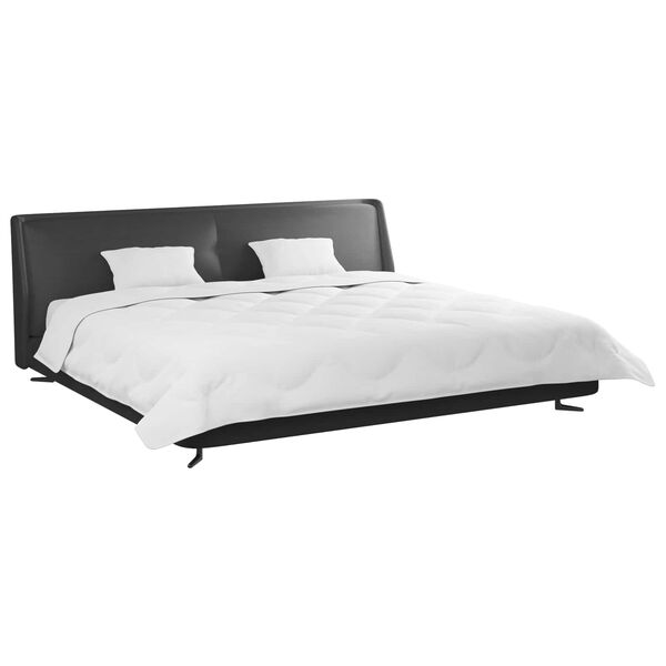 vidaXL D&uacute;kur me&eth; p&uacute;&eth;um me&eth; kodda 3 pcs Hv&iacute;tt Mikrof&iacute;ber og d&uacute;nfja&eth;rir