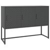vidaXL Skenkur Reykgr&aacute;r 105x35x75 cm St&aacute;l