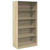 vidaXL Fatask&aacute;pur Sonoma Eik 100x50x200 Samsettur Vi&eth;ur