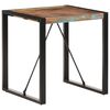 cidaXL Bor&eth;stofubor&eth; 70x70x75 cm Gegnheill Endurn&yacute;ttur Mang&oacute;vi&eth;ur