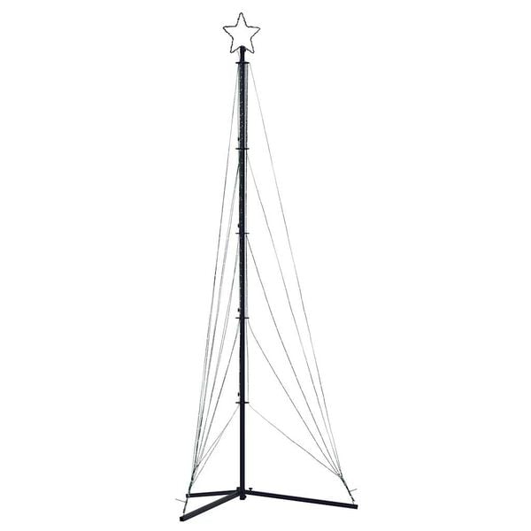 vidaXL LED Jólatré 525 LED Hlý Hvít 302 cm