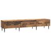 vidaXL Sj&oacute;nvarpssk&aacute;pur Gamall vi&eth;ur 147 x 34,5 x 30 cm Samsettur vi&eth;ur
