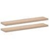 vidaXL Flj&oacute;tandi Hillur 2 stk 110x23,5x4 cm Samsettur Vi&eth;ur
