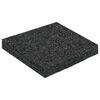 vidaXL G&uacute;mm&iacute;grj&oacute;t palla pad Svart 9 x 9 x 1 cm G&uacute;mm&iacute;