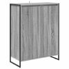 vidaXL Sk&oacute;knask&aacute;pur Gr&aacute;r Sonoma 79 x 36 x 100 cm Samsettur vi&eth;ur