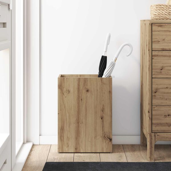 vidaXL Regnhl&iacute;fastendur Artisan Eik 40 x 20 x 55,5 cm Samsettur vi&eth;ur