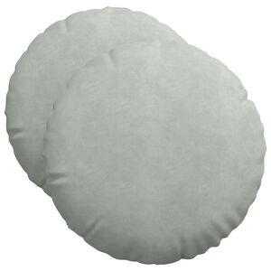 vidaXL Setjp&uacute;&eth;ar 2 pcs Lj&oacute;sgr&aacute;r &Oslash; 40 x 13 cm Flauel