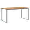 vidaXL Gar&eth;bor&eth; Gr&aacute;r 160 x 80 x 75 cm Hrein akas&iacute;utr&eacute;