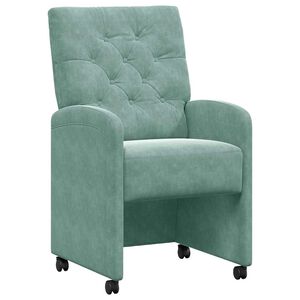 vidaXL Matsalur st&oacute;lar me&eth; hj&oacute;lum 2 pcs sea green 58 x 67 x 97 cm