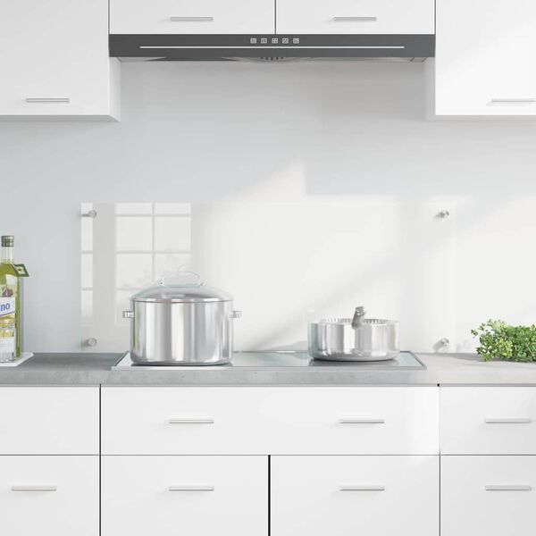 vidaXL Eldhús Backsplash Gegnsætt 100 x 40 cm hertuð gler