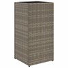 vidaXL Gar&eth;ker Gr&aacute;tt 30x30x60 cm P&oacute;l&yacute;rattan