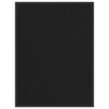 vidaXL Dyramotta Svart 90x120 cm