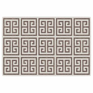 vidaXL Inni og &Uacute;timotta Stutt Flos Marglit 120x180 cm St&ouml;m