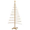 vidaXL Vi&eth;ar j&oacute;latr&eacute; me&eth; standi Br&uacute;nn 180 cm bamboo