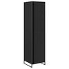 vidaXL Fataheimili 2 pcs Svartur Eik 50 x 50 x 200 cm Samsettur vi&eth;ur