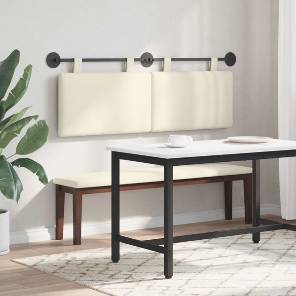 vidaXL Hengisk&aacute;li Vegghengt Rj&oacute;malitur 150 x 55 x 5 cm Korduroy efni