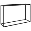 vidaXL Veggbor&eth; Svart 120x35x75 cm Hert Gler