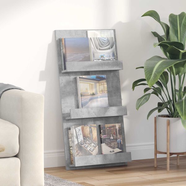 vidaXL T&iacute;marit Hillur Steingri&eth; 51 x 11 x 102 cm Samsettur vi&eth;ur