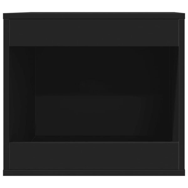 vidaXL kattasandskassi Svartur 47x59x42 cm Samsettur Viður