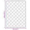 vidaXL Full &aacute;rs d&yacute;na M&oacute;gr&aacute;r 155 x 200 cm Microfiber og Teddy f&oacute;&eth;ri&eth;