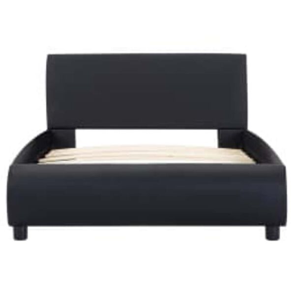 vidaXL R&uacute;mgrind me&eth; LED &aacute;n D&yacute;nu Sv&ouml;rt 100x200 cm