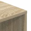 vidaXL Bókaskápur Sonoma Eik 34x31x112 cm Samsettur Viður