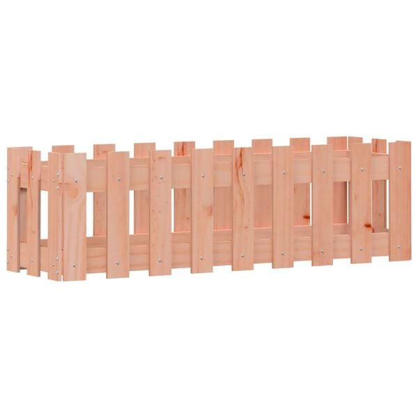 vidaXL Upph&aelig;kka&eth; Gar&eth;ker me&eth; Gir&eth;ingarh&ouml;nnun 100x30x30 cm Douglasgreni