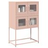 vidaXL Highboard Bleikt 68x39x107 cm Stál