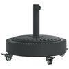 vidaXL S&oacute;lhl&iacute;farf&oacute;tur m. Hj&oacute;lum fyrir &Oslash;38/48 mm Stangir 27kg Hringlaga
