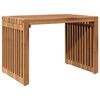vidaXL Gar&eth;s&iacute;&eth;abor&eth; Br&uacute;nn 50 x 32,5 x 35 cm Solid teak vi&eth;ur