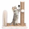 170971 vidaXL Kattatr&eacute; me&eth; Bogasnyrtibursta og Kl&oacute;rustaur
