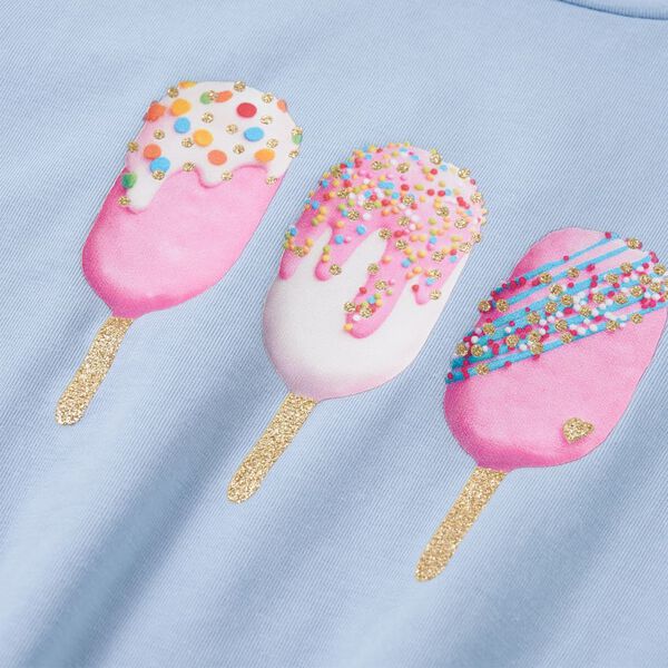 Krakkastuttermabolur Blár 128