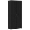 vidaXL H&aacute;bor&eth; 2 pcs Svartur Eik 80 x 42 x 185 cm
