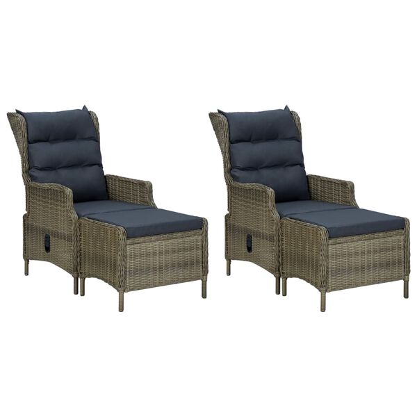 vidaXL 5 Parta Gar&eth;bor&eth;stofusett Br&uacute;nt