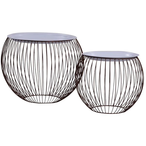 vidaXL S&oacute;fabor&eth; 2 stk. Gulllitu&eth;