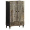 vidaXL Highboard 60x33x100 cm Solid Wood Mang&oacute;